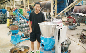 客戶與顆粒機(jī)