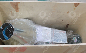 黑龍江客戶秸稈飼料顆粒機包裝發(fā)貨